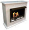 Ethanol und Firegel Kamin Kamin Modell Dion Deluxe XL Weiß
