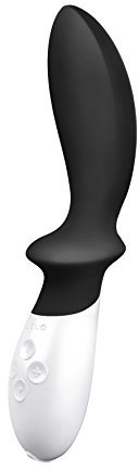 LELO LOKI Analvibrator, Prostata Dildo für Männer, mit 6 leistungsstarken Einstellungen, Prostata Stimulation Männer, Analvibratoren für Mann und sein eigenes Vergnügen, Obsidian Black