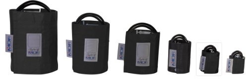 MDF® Latex-Free Infant Replacement Blood Pressure Monitor Cuff - Double Tube - Black (MDF2020410-11)