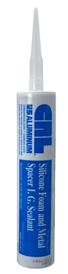 CRL Black Silicone Foam and Metal Super Spacer Insulating Glass Sealant