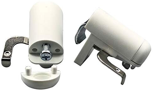 ps FASTFIX-Klemmträger für Jalousien (2 Stück) - Montage ohne Bohren direkt auf dem Fensterflügel Ihres PVC-/Kunststofffensters