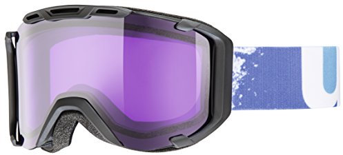 Uvex Erwachsene Snowstrike Skibrille, schwarz, One Size