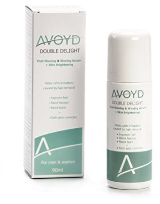Avoyd Double Delight 90ml, vermeidet eingewachsene Haare, Rasurbrand, Rasierpickelchen & Pigmentierung - Für Männer und Frauen - Ganze Körper und Gesicht.