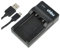 vhbw Chargeur USB Compatible avec Fuji/Fujifilm Finepix JX490, JX510, JX540, JX560 caméra caméscope Action-cam + témoin de Charge 4,2 V