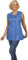 LEIBER Hosenkasack - Damen-Kasack - ohne Arm - caribic-blau - Größe: 40