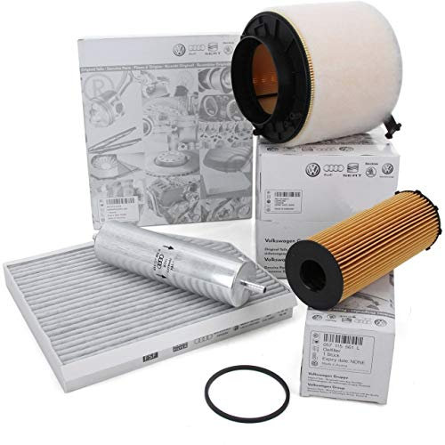 Original Audi Teile Inspektionspaket 3.0 V6 TDI A5 8T A4 8K Q5 Service Filter Öl Luft Pollen Dieselfilter Motor