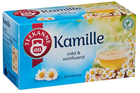 1x Tee FEINSTE KAMILLE-AUSLESE von Teekanne - Teesorten, Teebehälter