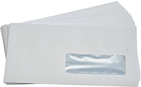 Elco 60289 - Confezione da 500 buste con finestra, formato DL, colore: Bianco