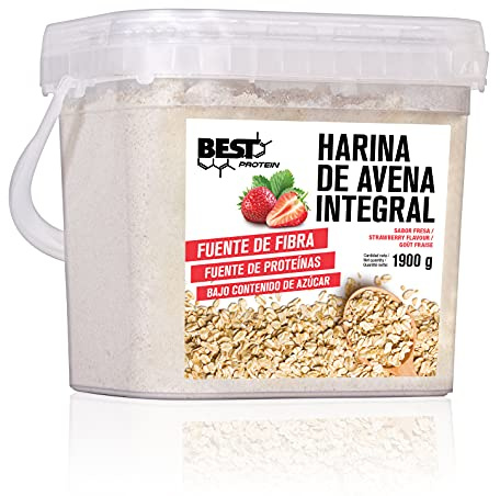 Best Protein Harina de Avena Integral 1.9 kg Sabor Fresa
