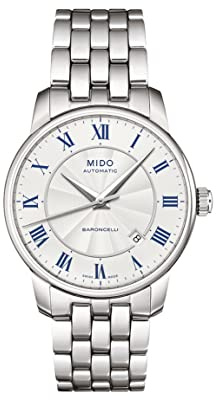 MIDO Herren-Armbanduhr XL Baroncelli Analog Automatik Edelstahl M86004211