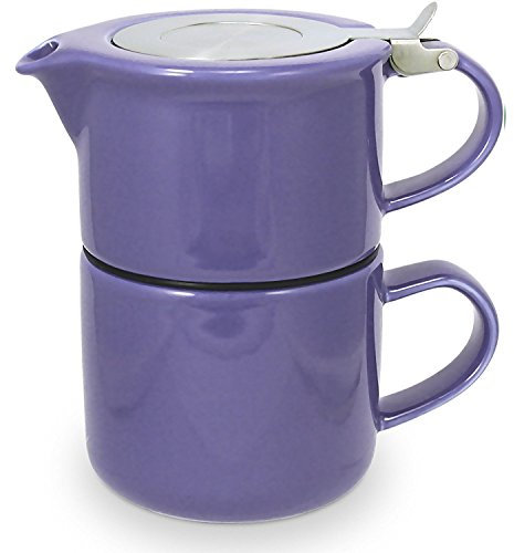 FORLIFE Tea for One Teapot with Infuser 14 oz, Purple