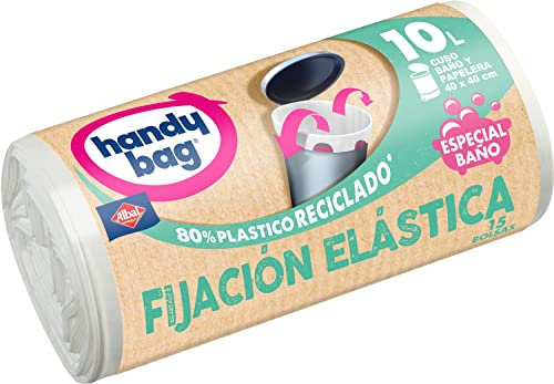 Handy Bag Bolsas de Basura 10L, 15 Bolsas