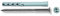 Fischer 2986708 Tasselli SXR-WT IS Prolungati, 50 Pezzi, 8 x 80