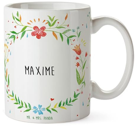 Mr. & Mrs. Panda Tasse Maxime - Geschenk, Teebecher, Kaffeetassen, Porzellantasse