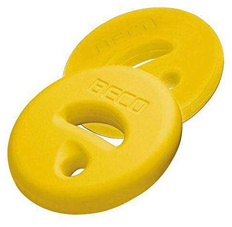 BECO AquaDisc SZ Aqua Training Trainingsscheiben Aqua Hanteln Paar gelb