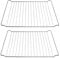 SPARES2GO Chrome Shelf for Whirlpool Oven Cooker (445mm x 340mm, Pack of 2 Shelves)