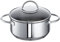 Rohe Germany Bratentopf Ravenna, 16 cm, Edelstahl 18/10, Inhalt ca. 1,4 ltr, Silber
