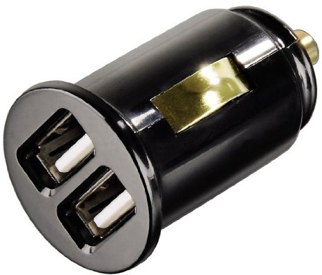 Hama Dual Piccolino USB-KFZ-Ladegerät (2x USB, 2400mA, 12V)
