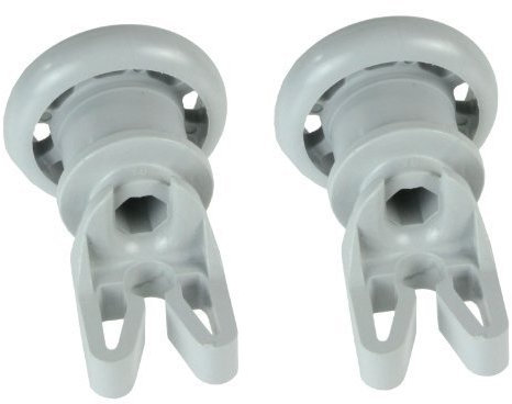 Beko lave-vaisselle Panier supérieur chemin de roues (lot de 2, gris)