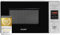 Exquisit Stand-Mikrowelle MW 820 DI | Silber | 700W | 20L | 5 Leistungsstufen | Innenbeleuchtung | Digital-Timer