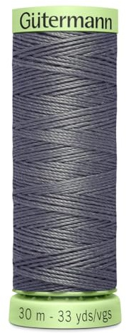 Gutermann Top Stitch Thread 30m Grey - 701
