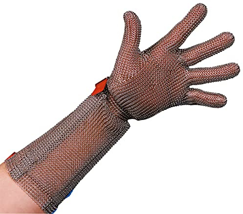 Stechschutzhandschuh PROTEC 20 cm Stulpe, EN 1082-1 Größe L, 1 Stück