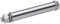 Metafranc Achse Ø 20 mm x 89 mm - M12 - Stahl verzinkt / Schubkarrenrad-Zubehör / Ersatzachse 20 auf 12 / Achsen-Set für Schubkarrenräder / 830300