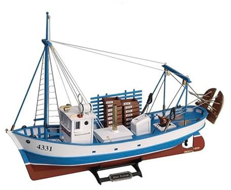 Artesanía Latina - Maquette de Bateau en Bois - Bateau de Pêche, Mare Nostrum - Modèle 20100-N, Échelle 1:35 - Modèles à Assembler - Niveau Moyen