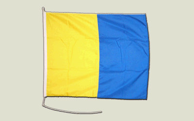 Signalflagge Kilo (K) - 75 x 90 cm