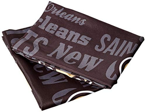 Zwei Pack Offizielles Lizenzprodukt Pack NFL Kissenbezüge, Polyester, New Orleans Saints, 2-Pack