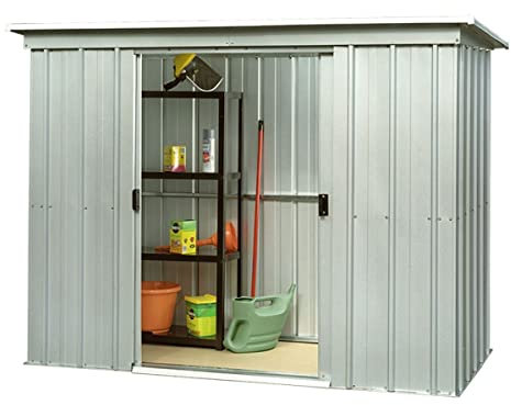 Yardmaster 10 x 4 PZ Pent Metal Garden Shed - Assembly Service Available