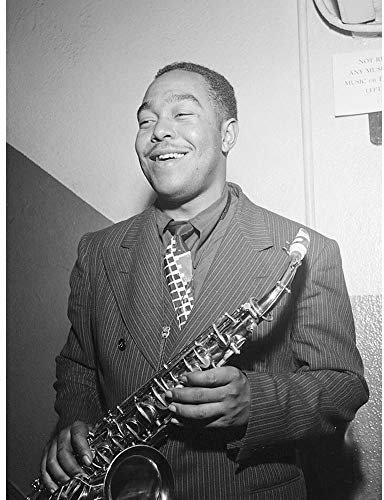 Bumblebeaver Vintage Photo Portrait Jazz Sax Legend Charlie Parker Bird Poster Print Jahrgang Foto Porträt Legende Vogel