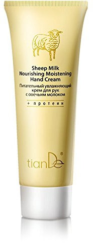 Feuchtigkeitsspendende pflegende Handcreme mit Schafmilch, TianDe 40105, 80 ml, Weichheit und Zärtlichkeit der Haut