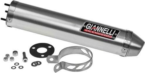 Endschalldämpfer/ESD Giannelli mit ABE für Aprilia RS/Tuono 125 - Aluminium