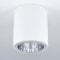 Licht-Erlebnisse Aufbaustrahler Metall Weiß Wohnzimmer Küche Flur H:15,5 cm E27 max. 60 Watt Zylinder rund Moderne Deckenleuchte DOWNLIGHT