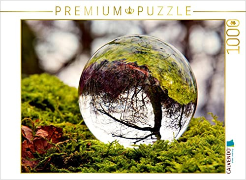 CALVENDO Puzzle EIN Motiv aus dem Kalender Wunderbare Waldkugeln 1000 Teile Puzzle quer | Lege-Größe cm Foto-Puzzle für glückliche Stunden