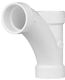 CHARLOTTE PIPE 1 1/2 DWV COMB WYE & 1/8 BEND ONE PIECE DWV (DRAIN, WASTE AND VENT) (1 Unit Piece)
