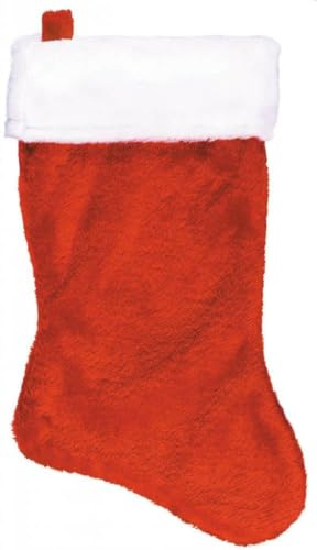 Amscan 370004 - Plush Christmas Stocking Hanging Decoration - 45cm