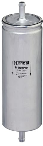 HENGST - Kraftstofffilter H109WK - Hochwertiger Kraftstoff-Leitungsfilter für KFZ - Entfernt Staub und Schmutz aus Otto- oder Dieselmotoren - Schützt das Einspritzsystem