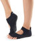 Toe Sox Yoga-Socken, Unisex Erwachsene, Halbzehensocken M Schwarz