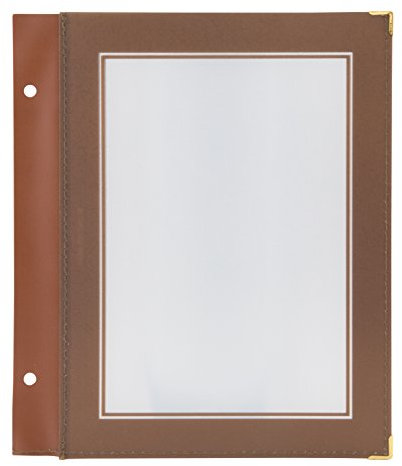 Securit MC-WIA5-BR Holz Menükarte, inkl. 5 Einlagen A5 Braun (CRT 10)