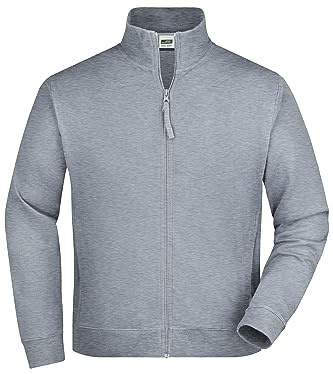 James & Nicholson Sweatjacke French Terry - Hochwertige Sweatjacke für Damen und Herren