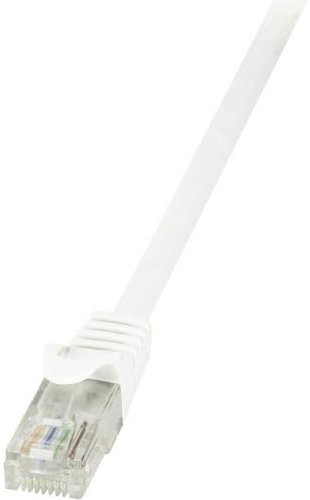LogiLink CP2091U CAT6 U/UTP EconLine Patch Cable, 10 Meter Length, White, White, 10 Meter Length