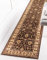 Unique Loom Voyage Collection Teppich, traditionell, orientalisch, klassisch, aufwendiges Design, 60 x 180 cm, Braun/Elfenbeinfarben
