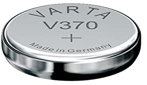 Uhrenbatterie Knopfzelle Varta V370 - Type 370 - 30 mAh - 10er Set