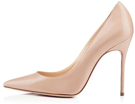 EDEFS - Donna Scarpe - Tacco A Spillo - Scarpe con Tacco Donna - Nude - Taglia EU39