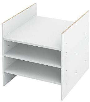 Kallax Einsatz mit 3 Böden (herausnehmbar) / Regaleinsatz Zwischenfach Fachboden Fachteiler Extra Fach/bis zu 4 Böden möglich/nachrüstbar