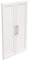 ClosetMaid Shaker Style, Add On Accessory for Shelf Units, White, Engineered Wood, Solid 2-Door Kit