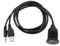 Cavo Presa USB per Auto Cavo di Prolunga AUX USB 2.0 da 3.5mm M/F Cruscotto Pannello di Montaggio 1M