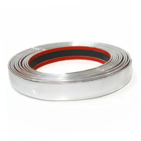 Universal Bande décorative chromée de 25 mm pour camion, caravane, camionnette, bateau, voiture, 5 m